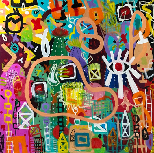 "It's Happening" Original Art Painting