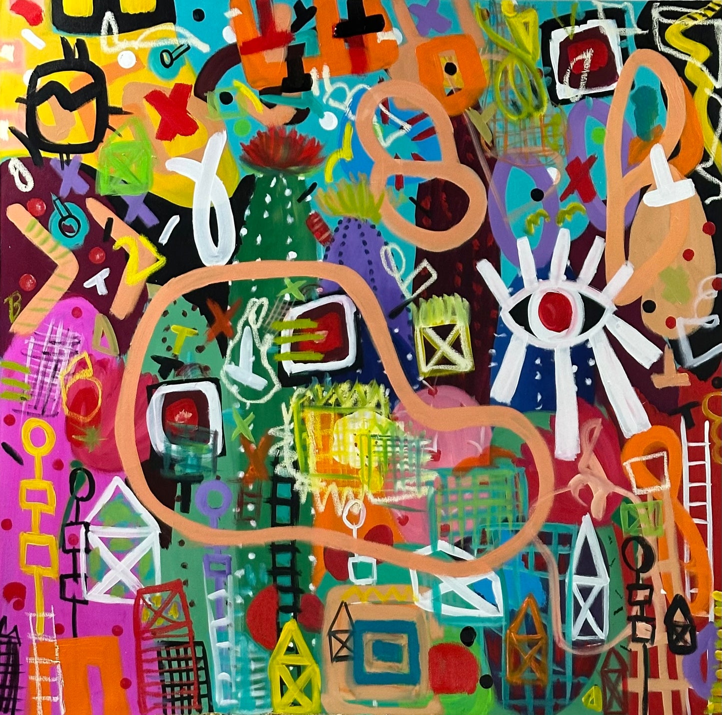 "It's Happening" Original Art Painting