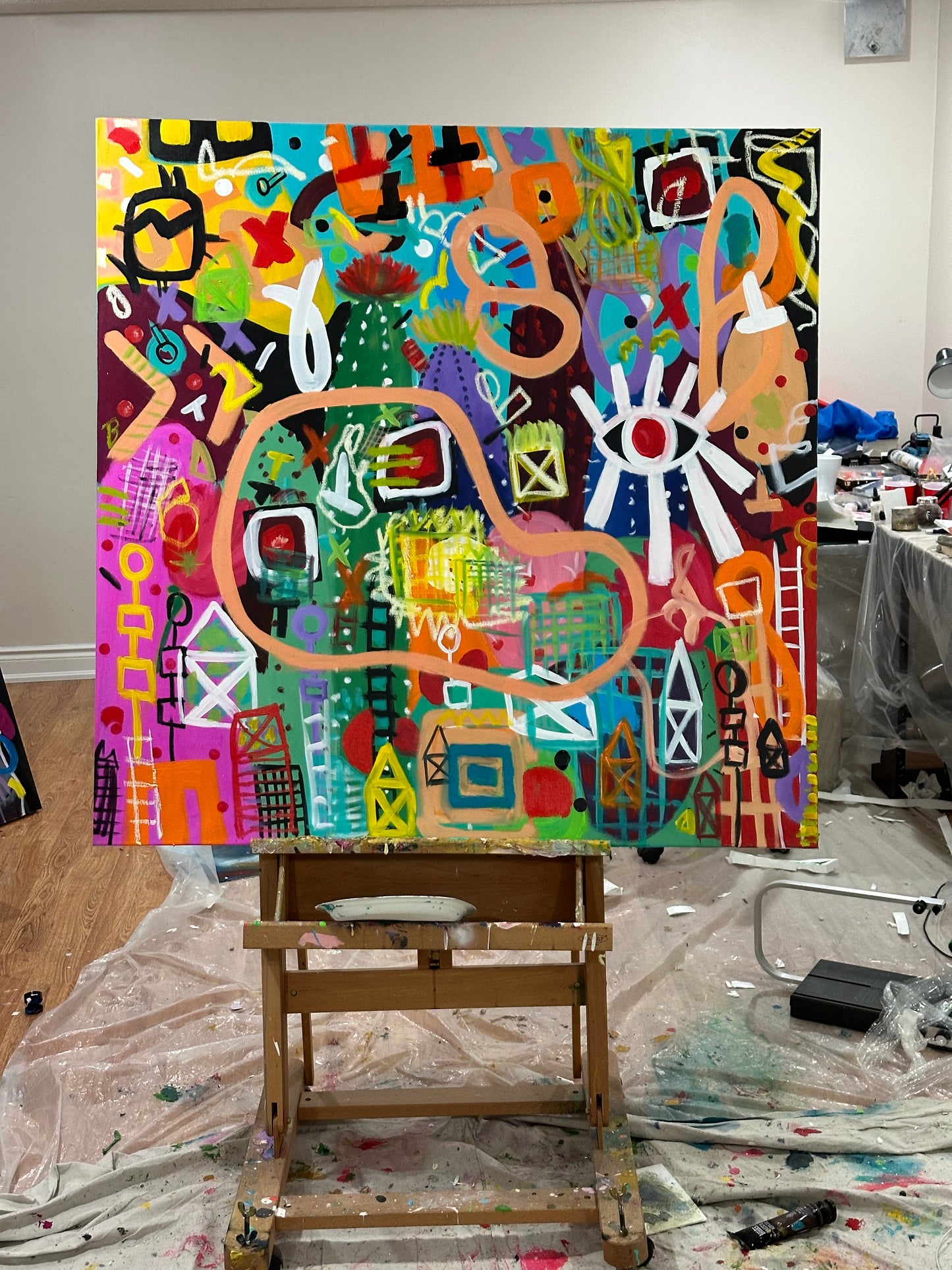 "It's Happening" Original Art Painting